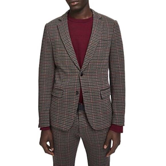 Scotch & Soda Other - Scotch & Soda Knitted Blazer SZ L and Pant W 34 X 32 L Suit Checker Plaid